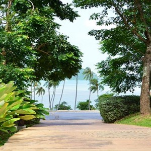 The Vijitt - Luxury Thailand Honeymoon Packages - beach walkway