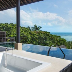 Vana Belle Koh Samui - Thailand Honeymoon Packages - private infinity pool