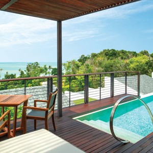 w retreat koh samui - thailand honeymoon packages - terrace 2