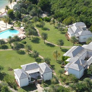 Antigua honeymoon packages - The Inn - aerial