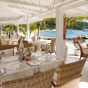 Antigua honeymoon packages - The Inn - dining