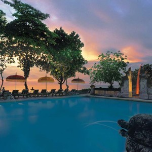 the oberoi bali - bali honeymoon packages - pool