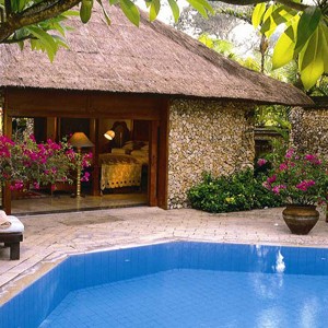 the oberoi bali - bali honeymoon packages - private pool