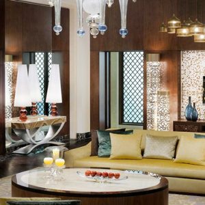 Dubai Honeymoon Packages One&Only The Palm Manor ‘Grand Palm’ Suite Living Area