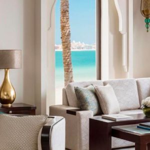 Dubai Honeymoon Packages One&Only The Palm Palm Beach Junior Suite Bedroom