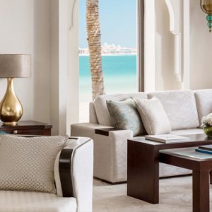 Dubai Honeymoon Packages One&Only The Palm Palm Beach Junior Suite With Pool Bedroom1