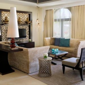 Dubai Honeymoon Packages One&Only The Palm Two Bedroom Beachfront Villa Lounge