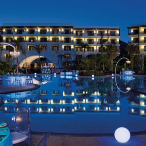 Mexico Honeymoon Packages Secrets Akumal Riviera Maya Exterior Night