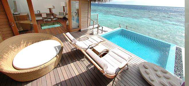 Huvafen Fushi - lagoon villa maldives honeymoon