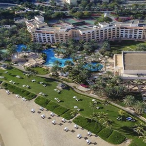 Oman Honeymoon Packages Al Waha At Shangri La Barr Al Jissah Resort And Spa Aerial View