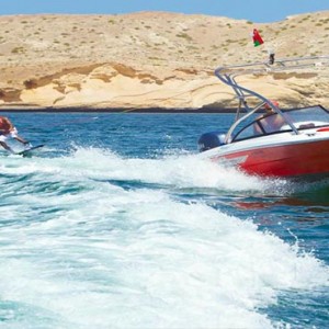 Oman Honeymoon Packages Al Waha At Shangri La Barr Al Jissah Resort And Spa Wake Boarding