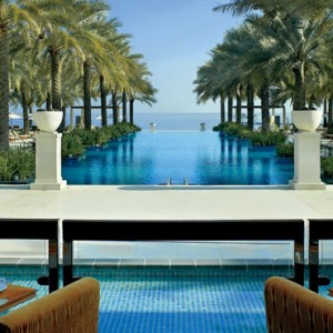 Oman Honeymoon Packages Al Bustan A Ritz Carlton Hotel Al Khiran Terrace Lounge