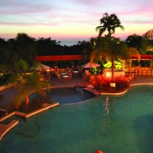 sugar cane club hotel - barbados honeymoon packages - pool nights