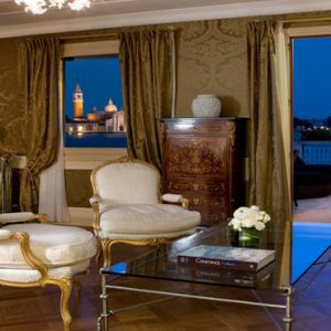 Italy Honeymoon Packages Baglioni Hotel Luna, Venice Sansovino Lagoon View Suite 1 Bedroom1