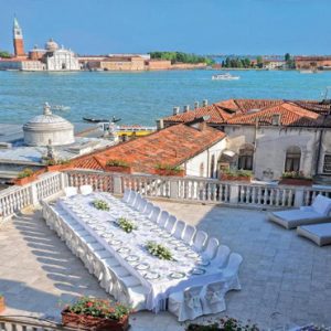 Italy Honeymoon Packages Baglioni Hotel Luna, Venice Wedding Event On Rooftop
