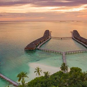 Maldives Honeymoon Packages Medhufushi Island Resort Areial View
