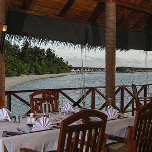 Maldives Honeymoon Packages Medhufushi Island Resort Dining View