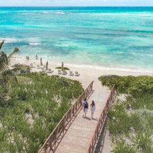 Mexico Honeymoon Packages UNICO 2080 Riviera Maya Hotel Beach