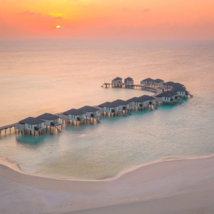 NH Collection Maldives Havodda Resort Maldives Honeymoon Packages Overwater Villa Sunset