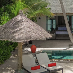 NH Collection Maldives Havodda Resort Maldives Honeymoon Packages Sunrise Beach Pool Villa3