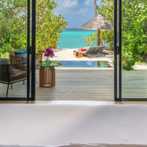 NH Collection Maldives Havodda Resort Maldives Honeymoon Packages Sunset Beach Pool Villa2