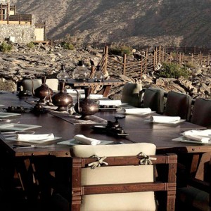 Oman Honeymoon Packages Alila Jabal Akhdar Dining