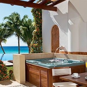 Zoetry Villa Rolandi Mujeres Cancun - Luxury Honeymoon Packages - terrace