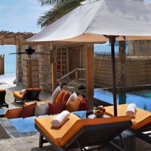 Oman Honeymoon Packages Six Senses Zighy Bay Oman Spa Pool Villa Beachfront 3