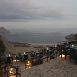 Oman Honeymoon Packages Six Senses Zighy Bay Oman Dining 5