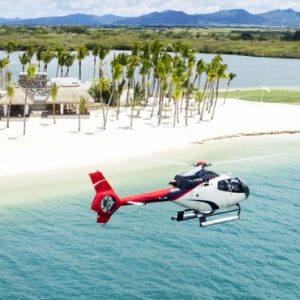 Helicopter Ride One&Only Le Saint Geran Mauritius Honeymoons