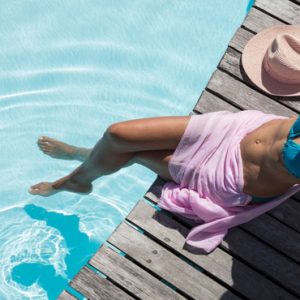 Mauritius Honeymoon Packages Solana Beach Mauritius Woman By Pool