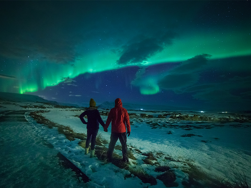 Proposal Underneath The Northern Lights Romantic Locations To Propose