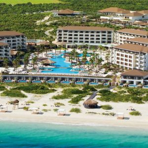 Mexico Honeymoon Packages Secrets Playa Mujeres Aerial View