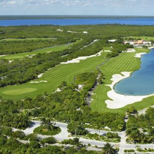 Mexico Honeymoon Packages Secrets Playa Mujeres Golf Aerial