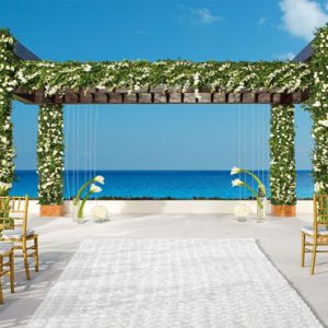 Mexico Honeymoon Packages Secrets Playa Mujeres Wedding Gazebo Setup