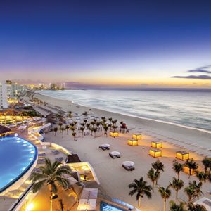 Mexico Honeymoon Packages Le Blanc Spa Resort Cancun Exterior At Night