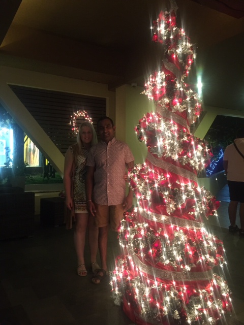 A honeymoon at Centara Ceysands Resort and Spa Sri Lanka - Christmas Tree