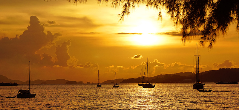 Langkawi Island Sunset Cruise Honeymoon Image