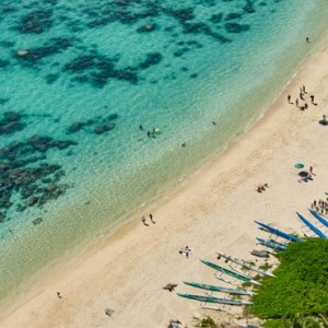 Beach - Four Seasons O Ahu at Ko Olina - Luxury Hawaii Honeymoon Packages