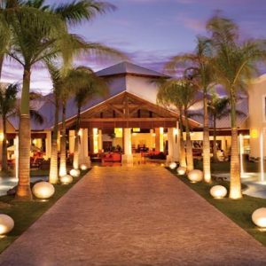 Dominican Republic Honeymoon Packages Dreams Palm Beach Punta Cana Lobby At Night