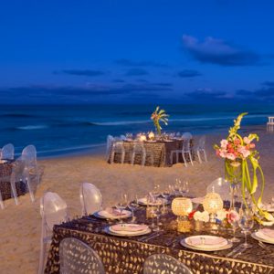 Mexico Honeymoon Packages Dream Jade Resort & Spa Gala Dinner On Beach