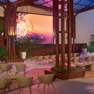 Mexico Honeymoon Packages Dream Jade Resort & Spa Time Out Bar With Giant LED Screen