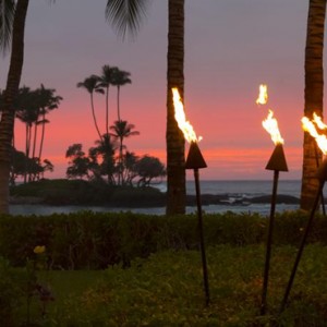 Hawaii Honeymoon Packages Fairmont Orchid Hawaii Sunset