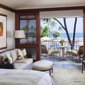 Hawaii Honeymoon Packages Four Seasons Hualalai Hawaii Big Island Prime Ocean View Room