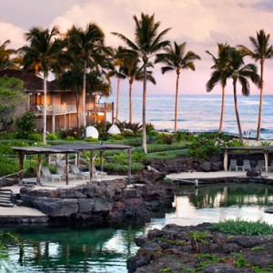 Hawaii Honeymoon Packages Four Seasons Hualalai Hawaii Big Island Kings Pond