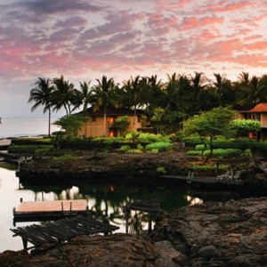 Hawaii Honeymoon Packages Four Seasons Hualalai Hawaii Big Island Kings Pond 2