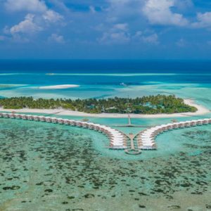 Aerial View Cinnamon Hakuraa Huraa Maldives Honeymoons