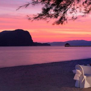 Malaysia Honeymoon Packages The Westin Langkawi Resort And Spa Private Romantic Beach Dining