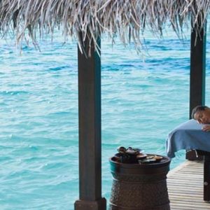 Maldives Honeymoon Packages Shangri La’s Villingili Resort And Spa CHI, The Spa Massage Overwater