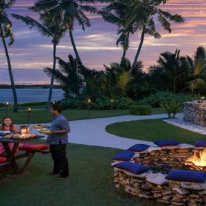 Maldives Honeymoon Packages Shangri La’s Villingili Resort And Spa Dine By Design BBQ Pit At The Golf Course